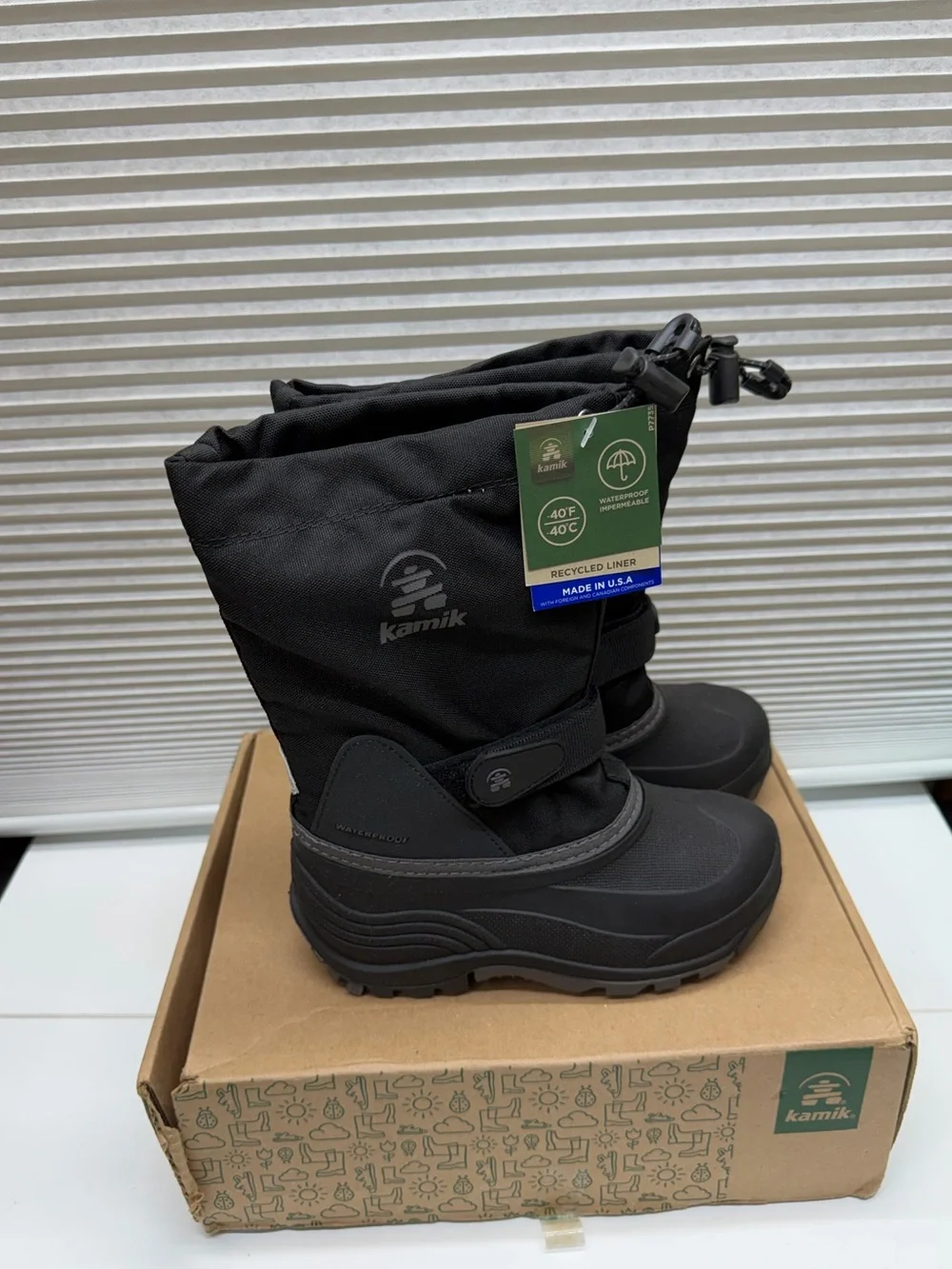 Kamik unisex-child Waterbug5 Snow Boot